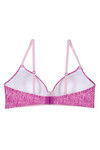 Zivame Fashion Print Padded Non Wired 3/4th Coverage T-Shirt Bra-Pink Space Dyed Print — thumbnail 7