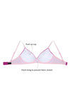 Zivame Fashion Print Padded Non Wired 3/4th Coverage T-Shirt Bra-Pink Space Dyed Print — thumbnail 8