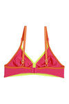 Zivame Color Pop Double Layered Non Wired 3/4th Coverage T-Shirt Bra-Hot Pink — thumbnail 6