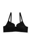 Zivame Padded Wired 3/4th Coverage T-Shirt Bra-Black — thumbnail 5