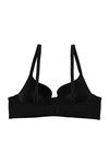 Zivame Padded Wired 3/4th Coverage T-Shirt Bra-Black — thumbnail 6