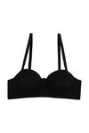 Zivame Padded Wired 3/4th Coverage Strapless Bra-Black — thumbnail 5