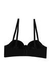 Zivame Padded Wired 3/4th Coverage Strapless Bra-Black — thumbnail 6