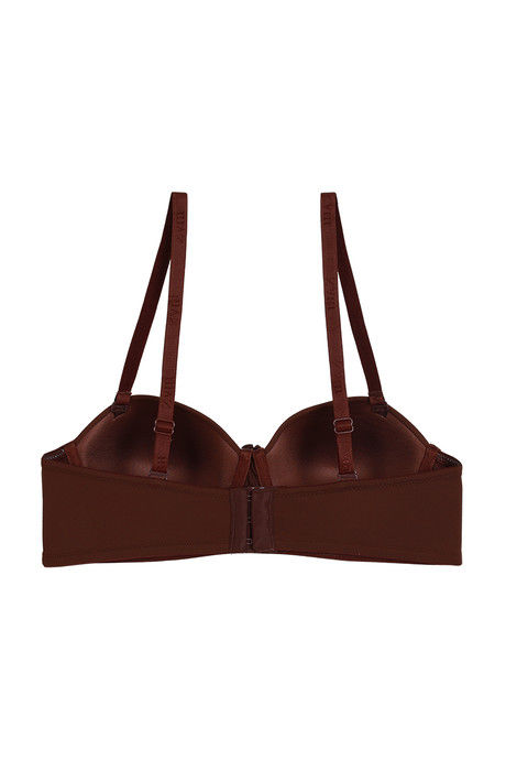 Zivame Padded Wired 3/4th Coverage Strapless Bra-Brown — image 6
