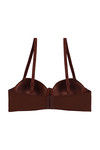 Zivame Padded Wired 3/4th Coverage Strapless Bra-Brown — thumbnail 6