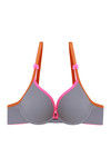 Zivame Push Up Wired Medium Coverage Bra-Light Grey — thumbnail 5
