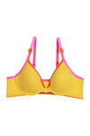 Zivame Color Pop Padded Wired Medium Coverage T-Shirt Bra-Yellow — thumbnail 5