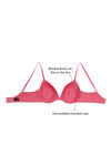 Zivame Soft n Sheen Padded Wired 3/4th Coverage T-Shirt Bra - Pink — thumbnail 7