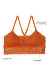 Zivame Made To Layer Double Layered Non Wired Medium Coverage Bralette -Orange Ochre — thumbnail 7