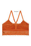 Zivame Made To Layer Double Layered Non Wired Medium Coverage Bralette -Orange Ochre — thumbnail 8