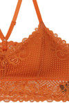 Zivame Made To Layer Double Layered Non Wired Medium Coverage Bralette -Orange Ochre — thumbnail 9