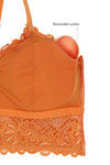 Zivame Made To Layer Double Layered Non Wired Medium Coverage Bralette -Orange Ochre — thumbnail 10