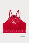 Zivame Made To Layer Double Layered Non Wired Low Coverage Bralette -Ski Patrol Maroon — thumbnail 7