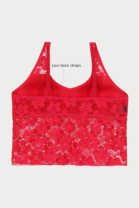 Zivame Made To Layer Double Layered Non Wired Medium Coverage Bralette -Ski Patrol Maroon — image 6