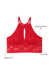 Zivame Made To Layer Longline Bralette-Red — thumbnail 7