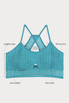 Zivame Made To Layer Medallion Lace Bralatte- Blue  — thumbnail 7
