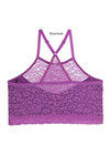 Zivame Made To Layer Double Layered Non Wired Full Coverage Bralette -Dewberry Wine — thumbnail 6
