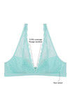 Zivame Double Layered Non Wired 3/4th Coverage Bralette -Aqua — thumbnail 6
