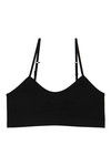 Zivame Teens Double Layered Non Wired 3/4th Coverage Bralette -Black — thumbnail 7