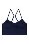 Zivame Teens Double Layered Non Wired 3/4th Coverage Bralette -Dark Blue — thumbnail 7