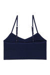Zivame Teens Double Layered Non Wired 3/4th Coverage Bralette -Dark Blue — thumbnail 8