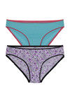 Zivame Cotton Bikini Panty (Pack Of 2)- Multicolor — thumbnail 9