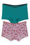 Zivame  Cotton Boyshort Panty (Pack Of 2)- Multicolor — thumbnail 8