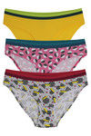 Zivame  Cotton Hipster Panty (Pack Of 3)- Multicolor — thumbnail 10