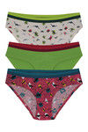 Zivame  Cotton Print n Solid Hipster Panty (Pack of 3)- Multicolor — thumbnail 11