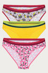 Zivame 3/4Th Coverage Bikini Panty (Pack Of 3)- Multicolor — thumbnail 17
