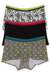 Zivame  Cotton Boyshort Panty (Pack Of 3)- Multicolor — thumbnail 9