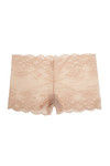 Zivame Super Soft Lace Kissed Boy-Short Brief- Skin — thumbnail 7