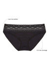 Zivame Super Soft Lace Kissed Hipster Brief- Black Dot Print — thumbnail 5
