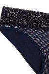 Zivame Super Soft Lace Kissed Hipster Brief-Navy Blue Dot — thumbnail 7