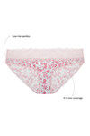Zivame Super Soft Lace Kissed Hipster Brief- Pink Floral — thumbnail 5