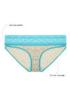 Zivame Super Soft Lace Kissed Hipster Brief- Blue — thumbnail 5