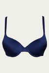 Zivame Soft n Sheen Push-Up Wired Medium Coverage T-Shirt Bra - Navy — thumbnail 5