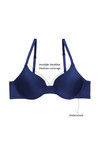 Zivame Soft n Sheen Push Up Wired Medium Coverage T-Shirt Bra-Sodalite Blue — thumbnail 5