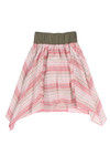 Zivame Pastel Stripes skirt- Pink N Multicolour — thumbnail 6