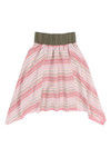 Zivame Pastel Stripes skirt- Pink N Multicolour — thumbnail 7