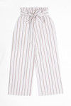 Zivame Stripes Paper bag palazzo Pant- Offwhite — thumbnail 5