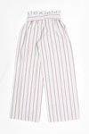 Zivame Stripes Paper bag palazzo Pant- Offwhite — thumbnail 6