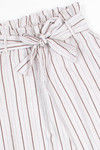 Zivame Stripes Paper bag palazzo Pant- Offwhite — thumbnail 7