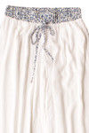 Zivame Floral Printed Waist Flared Pants- White — thumbnail 7
