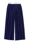 Zivame On The Go Flared Cotton Pants- Navy — thumbnail 6