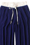 Zivame On The Go Flared Cotton Pants- Navy — thumbnail 7