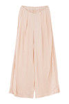 Zivame On The Go Pleated Flared Pants- Peach — thumbnail 5