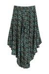 Zephyr Abstract Printed Flared Pants- Teal Carpet — thumbnail 7