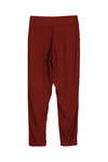 Zephyr Pleated Tapered Pants- Brown — thumbnail 7