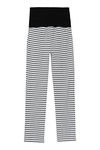 Zivame Striped Travel Leggings- Cream — thumbnail 7